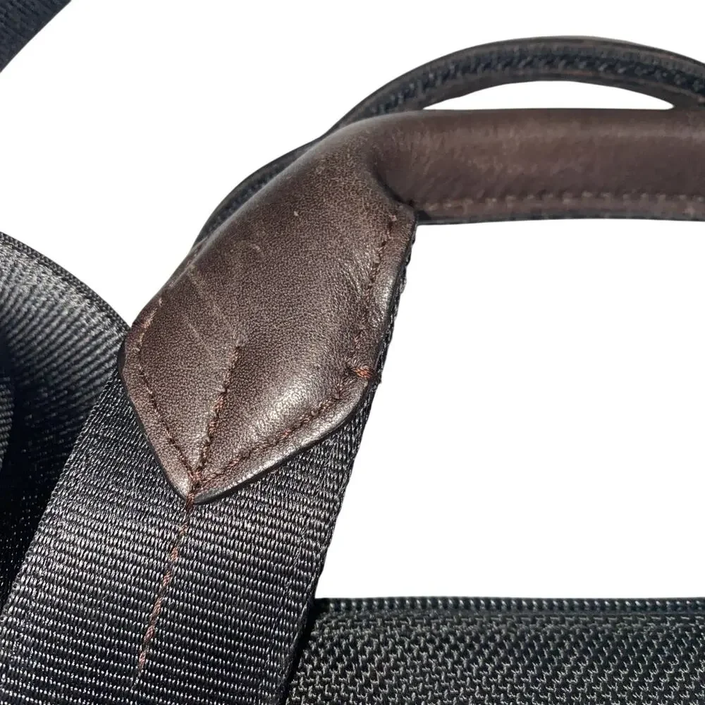 TUMI Business Bag Slim Brief Nylon Napa Leather